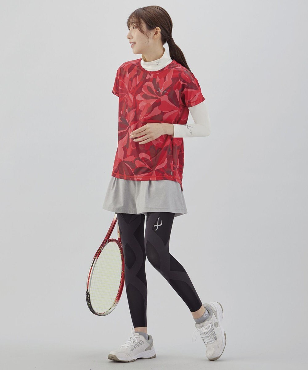 CW-X 【WOMEN】 CW-X ボトムス キュロットパンツ 3分丈 ほどよいストレッチ性 吸汗速乾(本体) レディース DHY303 /ワコール 