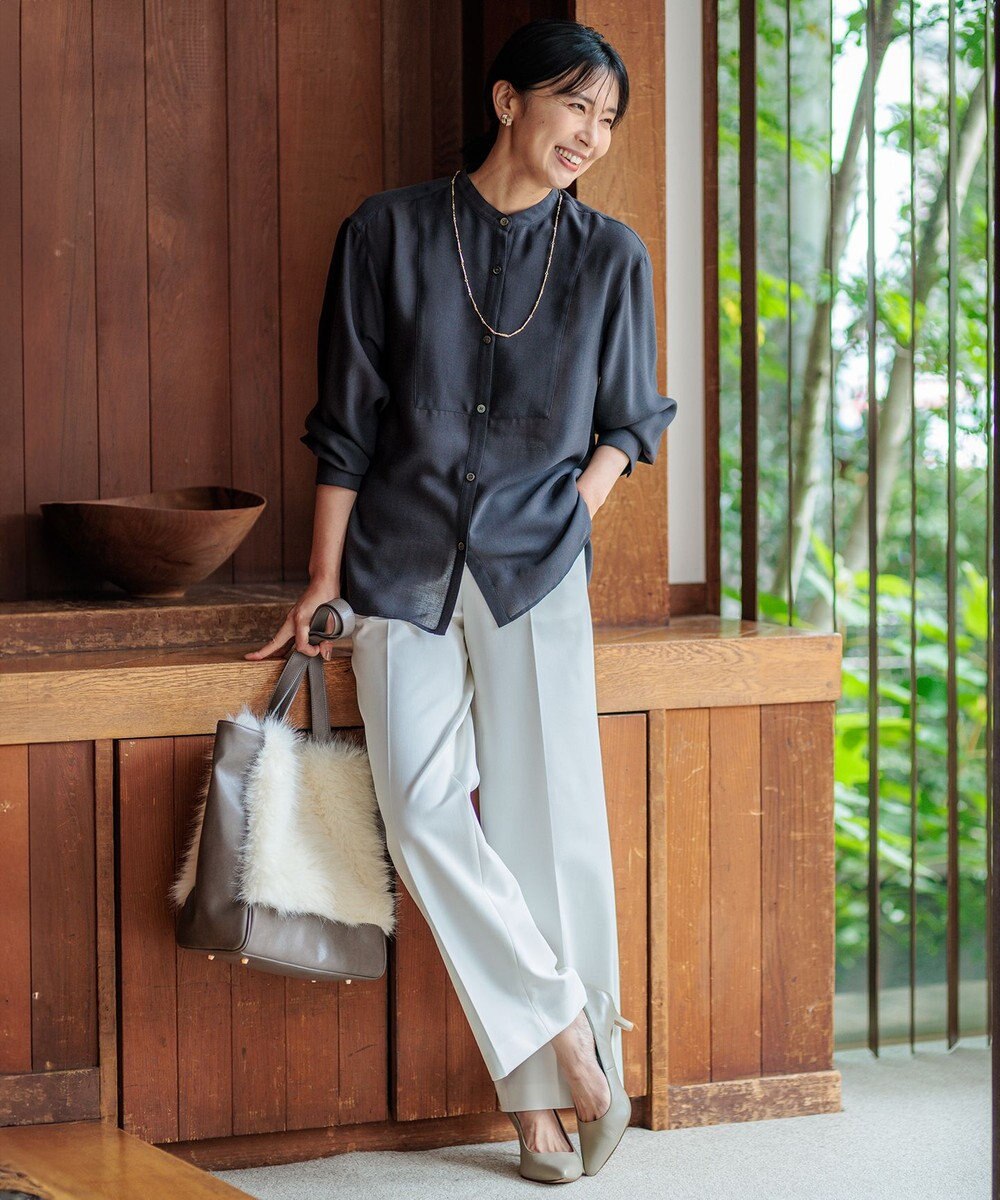 23区 ファーコンビ トートバッグ 