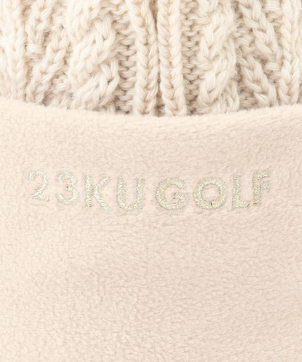 23区GOLF 【WOMEN】つば付きニットキャップ 