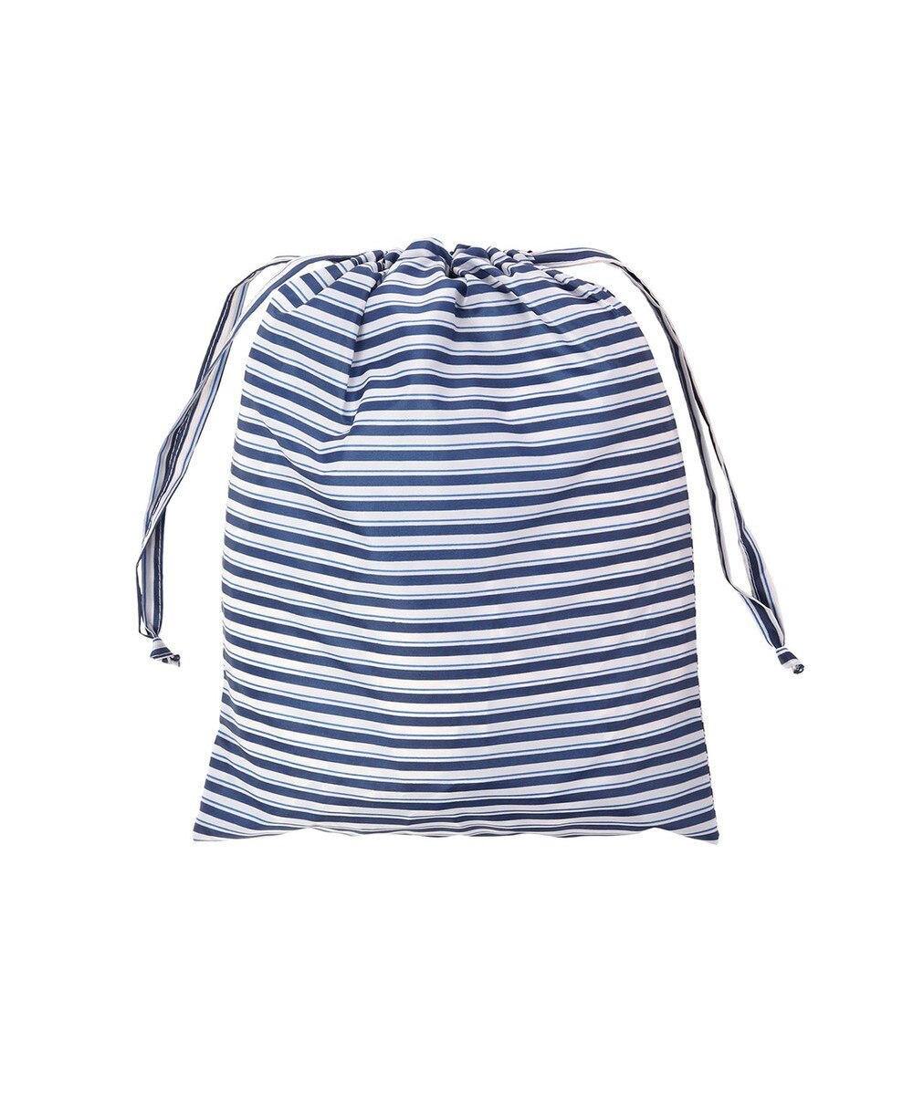 MOONBAT FLAT PURE サイクル レインコート ボーダー 自転車 収納袋付き 