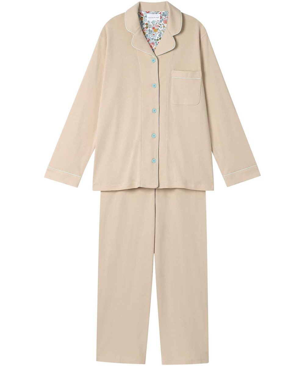 une nana cool 【綿100％】フライスパジャマ　ＭＡＤＥ　ＷＩＴＨ　ＬＩＢＥＲＴＹ　ＦＡＢＲＩＣ 