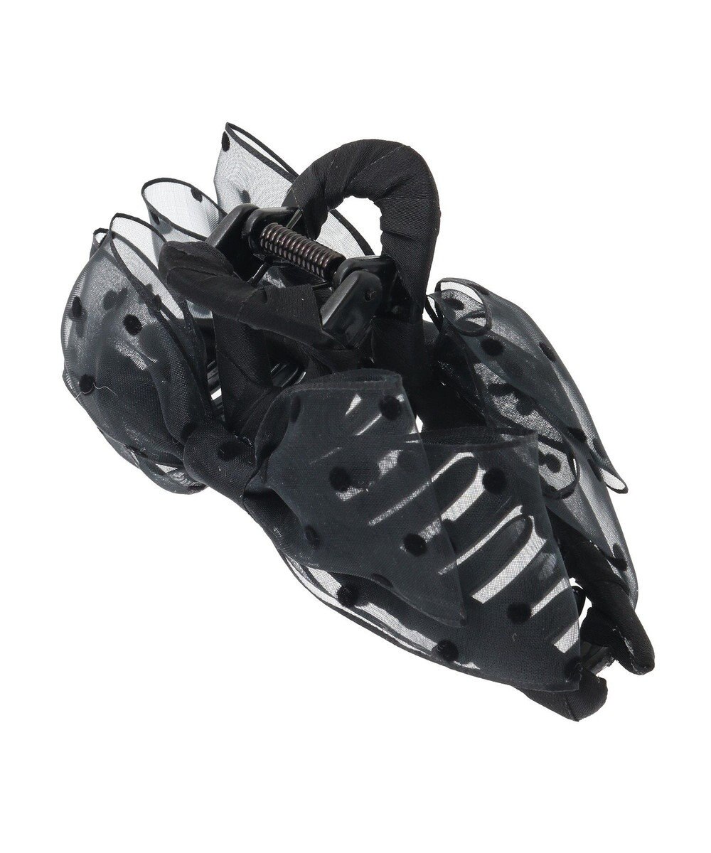 Maison de FLEUR ドットチュールリボンバンスクリップ 