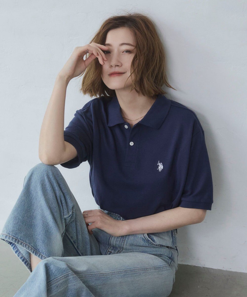 WEGO 【ユニセックス着用ITEM/SMLサイズ展開】U.S. POLO ASSN.別注ポロシャツ 