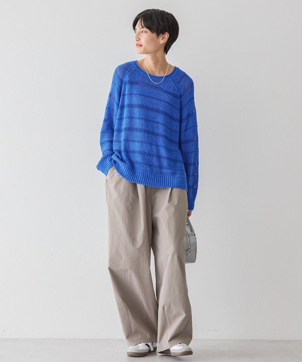 AMERICAN HOLIC 透かし編みニットプルオーバー 