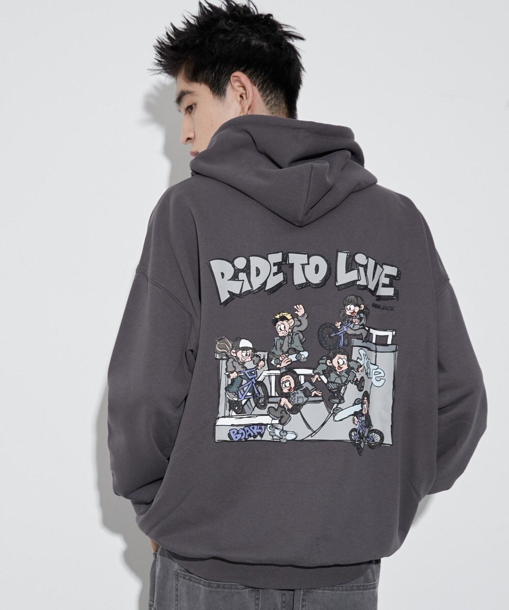 WEGO 【ユニセックス着用ITEM】別注NEW　JACKグラフィックプルパーカー 