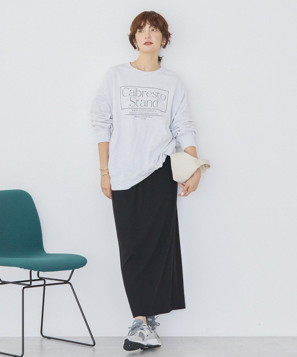 AMERICAN HOLIC ボックスロゴプリント裏毛プルオーバー 