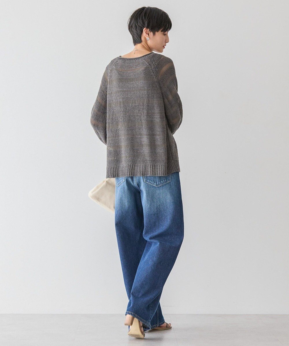 AMERICAN HOLIC 透かし編みニットプルオーバー 