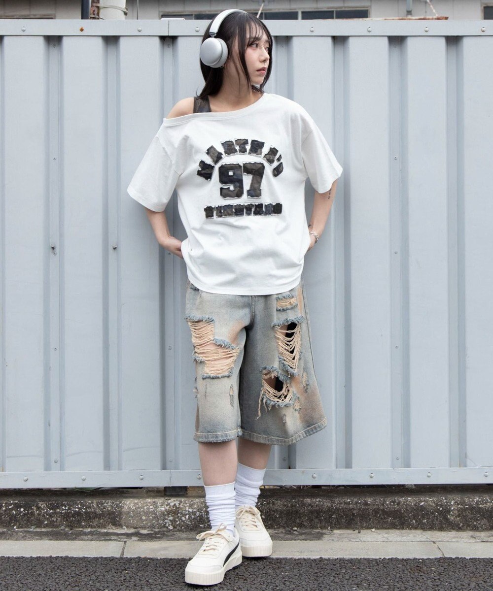 WEGO タンクレイヤードワンショルビッグT 