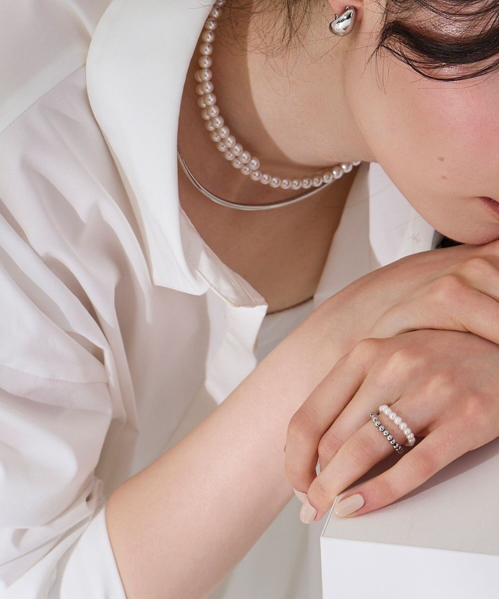 Phoebe 【伸びるリング・金属アレルギー対応】バブルフィットリング　シルバー 