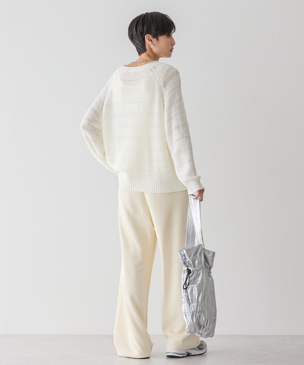 AMERICAN HOLIC 透かし編みニットプルオーバー 