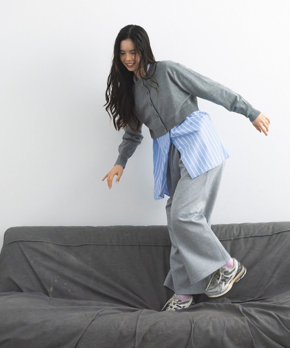 CRAFT STANDARD BOUTIQUE ダンボールニットタックパンツ 