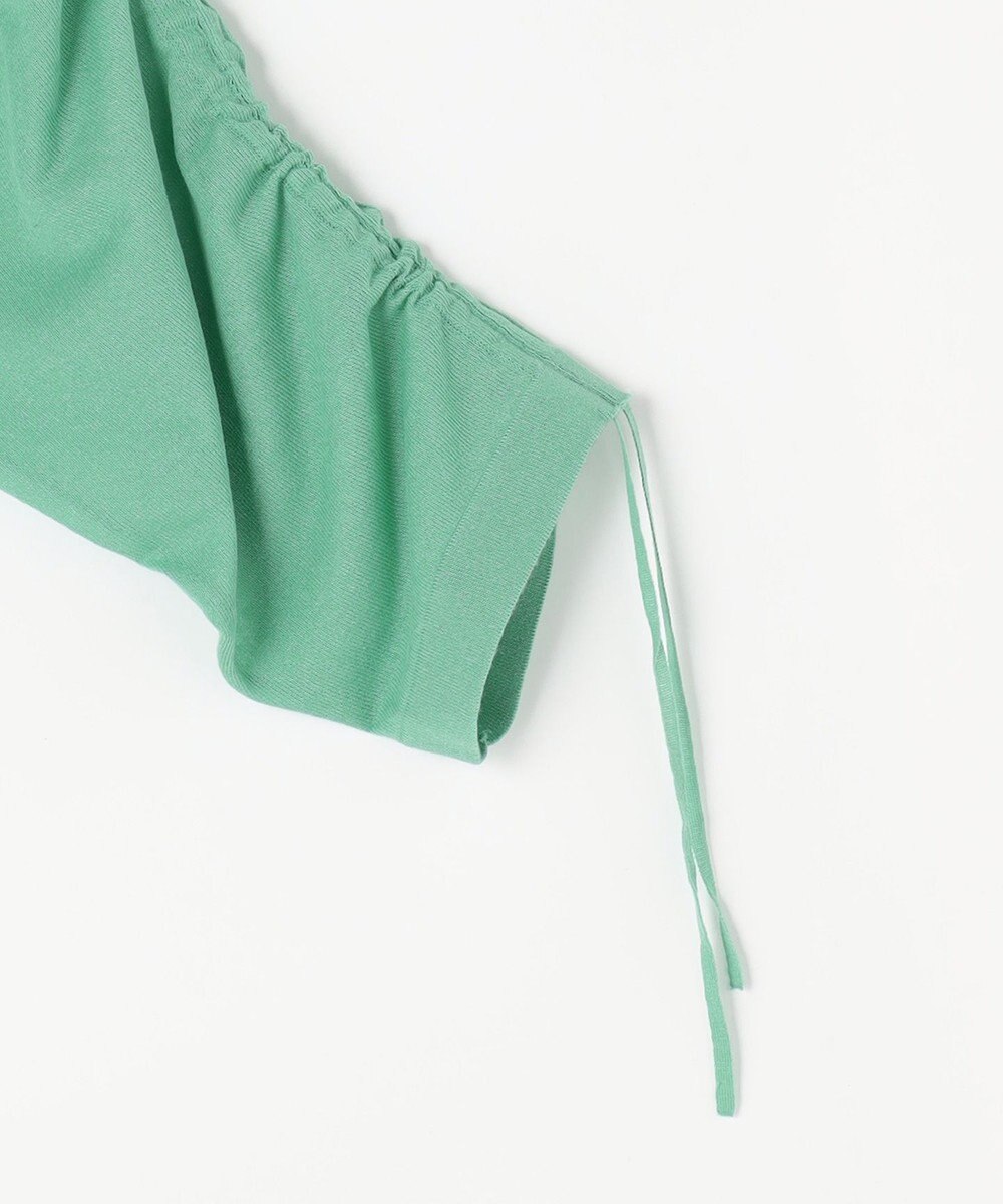 ANY シアーシャーリングスリーブニット 