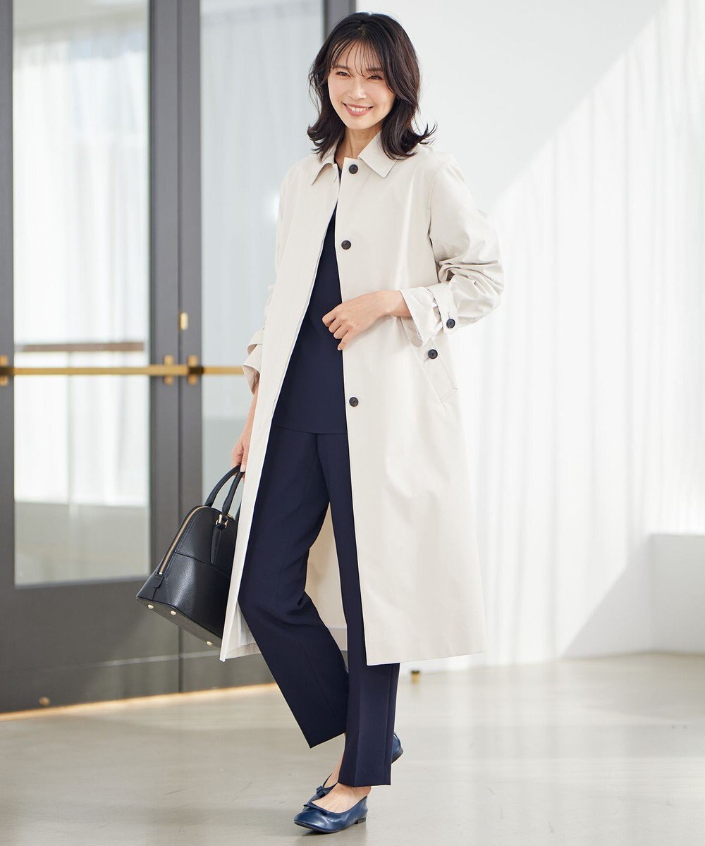 23区 【セットアップ対応】トリアセダブルジョーゼット ブラウス 