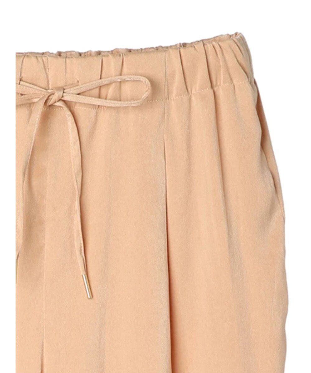 Green Parks つやサテンイージーパンツ 