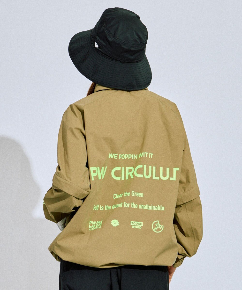 PW CIRCULUS 【 耐水圧20000mm  / レイン対応 】【UNISEX】防水レインブルゾン ゴルフ 