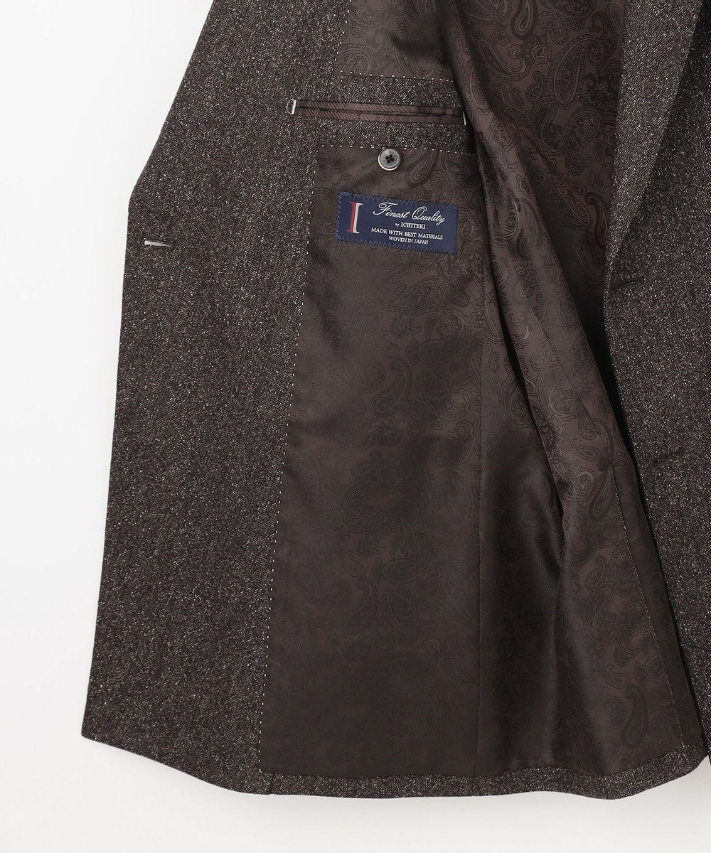 JOSEPH ABBOUD 【シルクブレンド/上質/ソフト/JAPANファブリック】シルクネップホームスパン ジャケット 