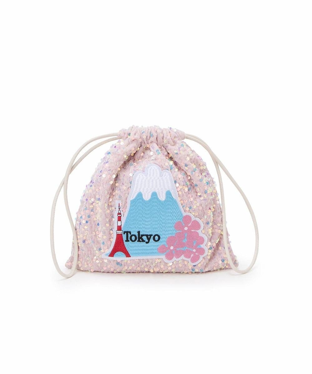 TOPKAPI 【TREASURE TOPKAPI】スパンコール エンブロイダリー刺繍 巾着 バッグ / ポーチ 