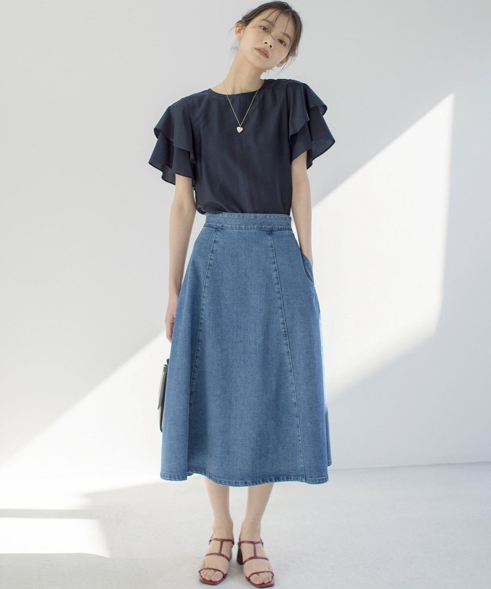 組曲 S カールマイヤーフリル ブラウス 