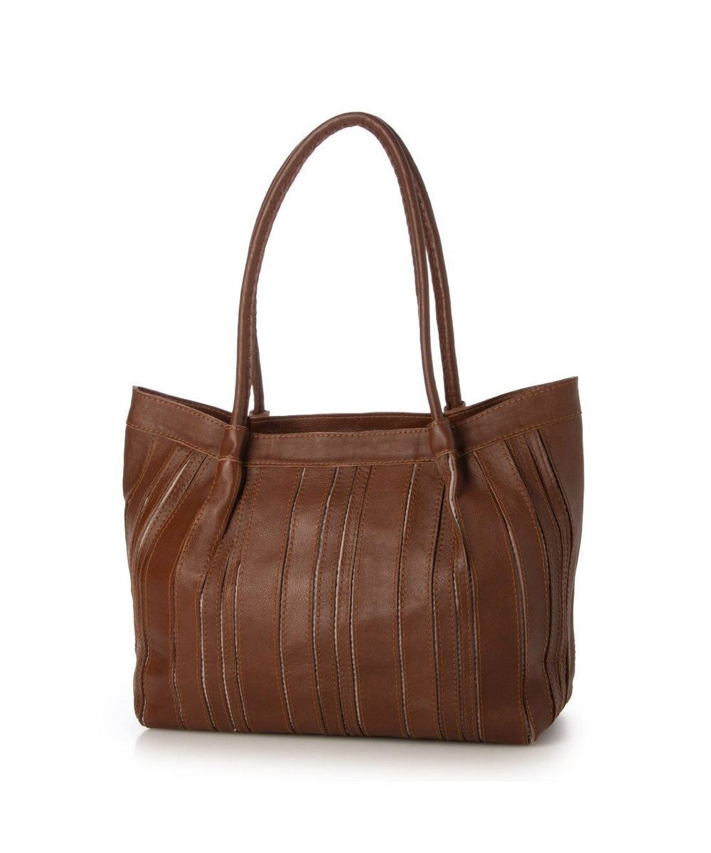 UNBILLION ピークスピーク PEAKS PEAK / ソフトレザーマルチストライプトート 