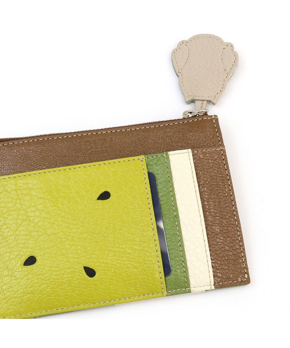 IBIZA フルータス　やぎ革　マルチケース（キウイ） 