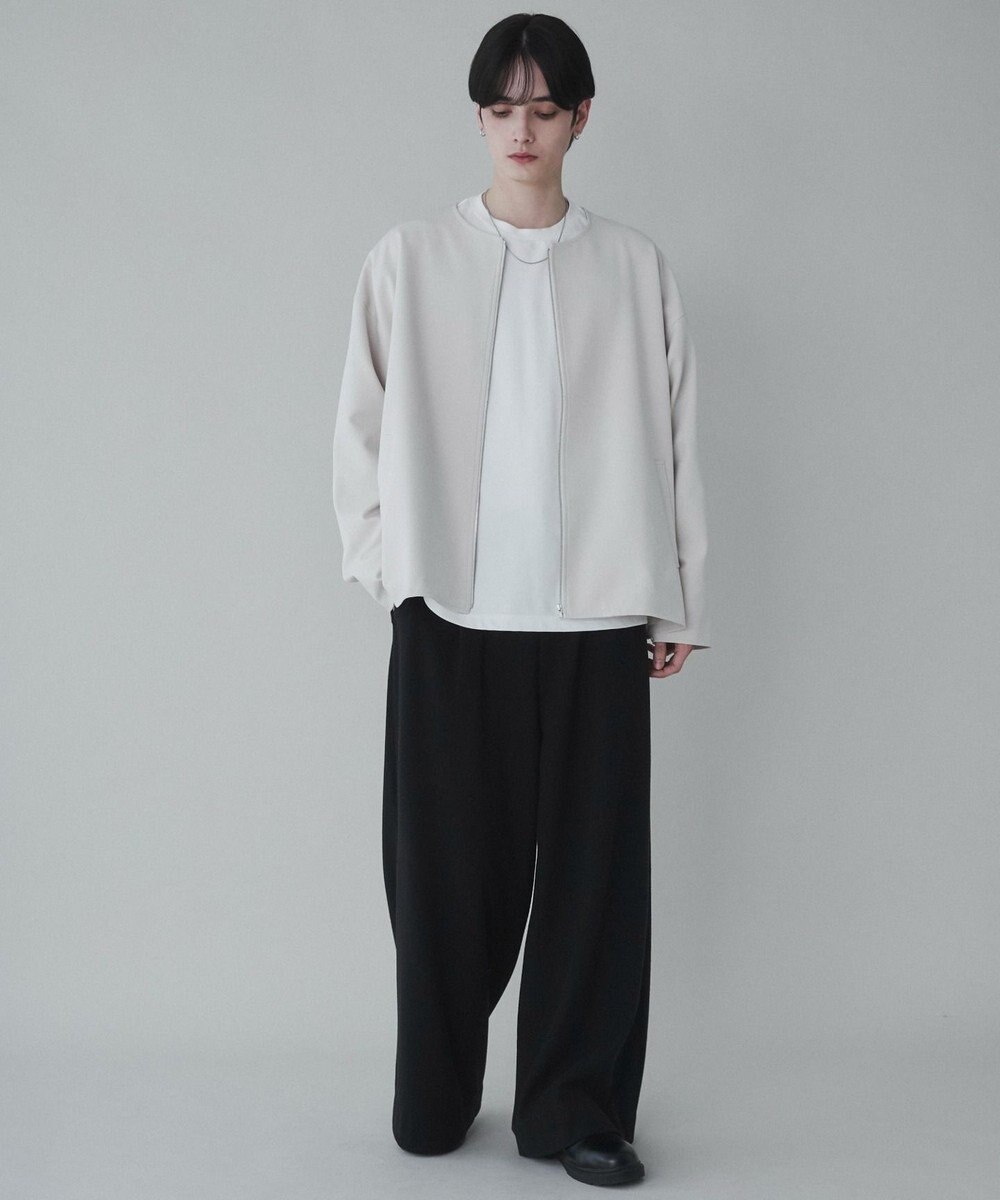 WEGO 【ユニセックス着用ITEM】トロミノーカラーブルゾン 