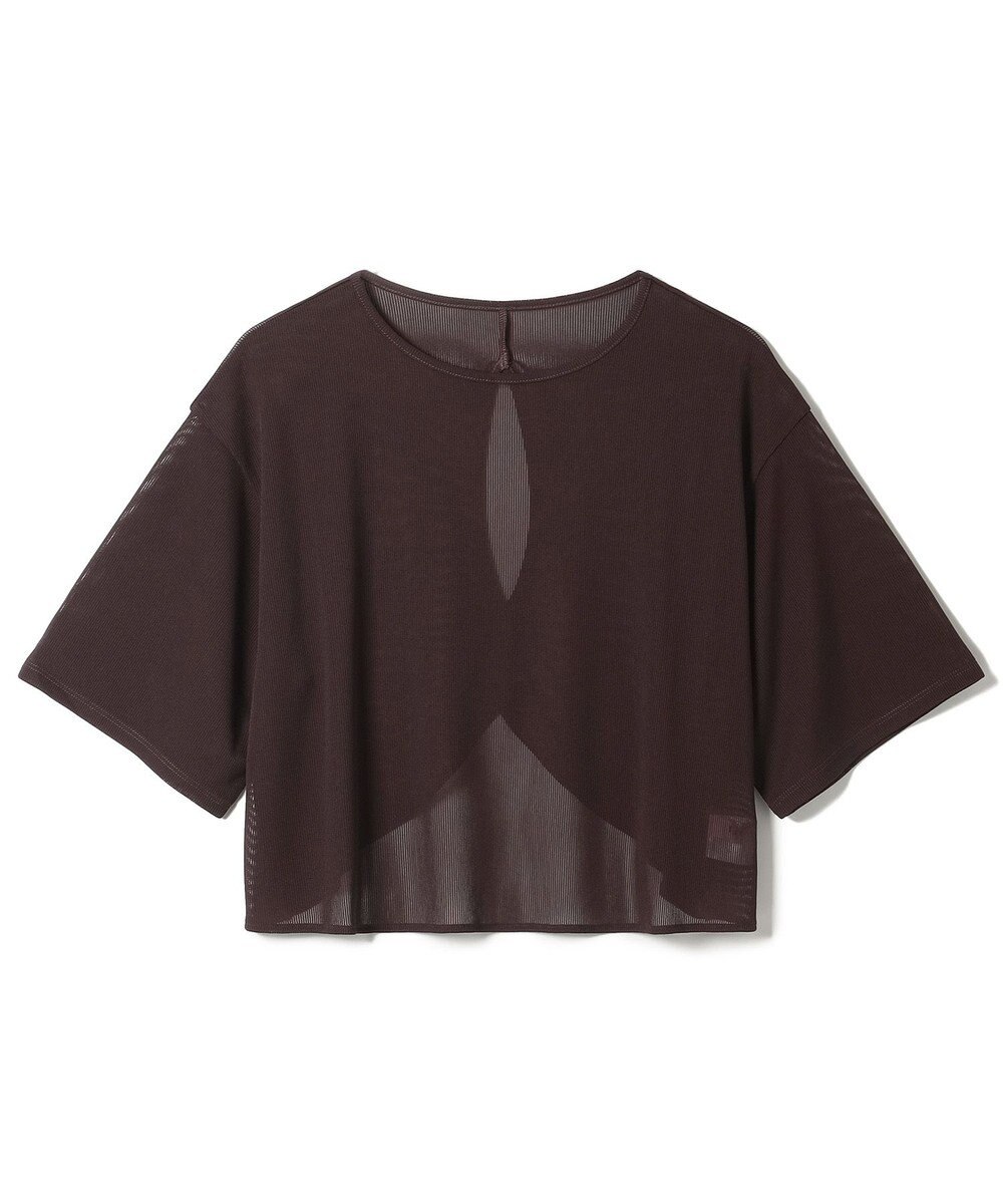 Chacott Chacott BALANCE シアーリブバックシャンTシャツ 