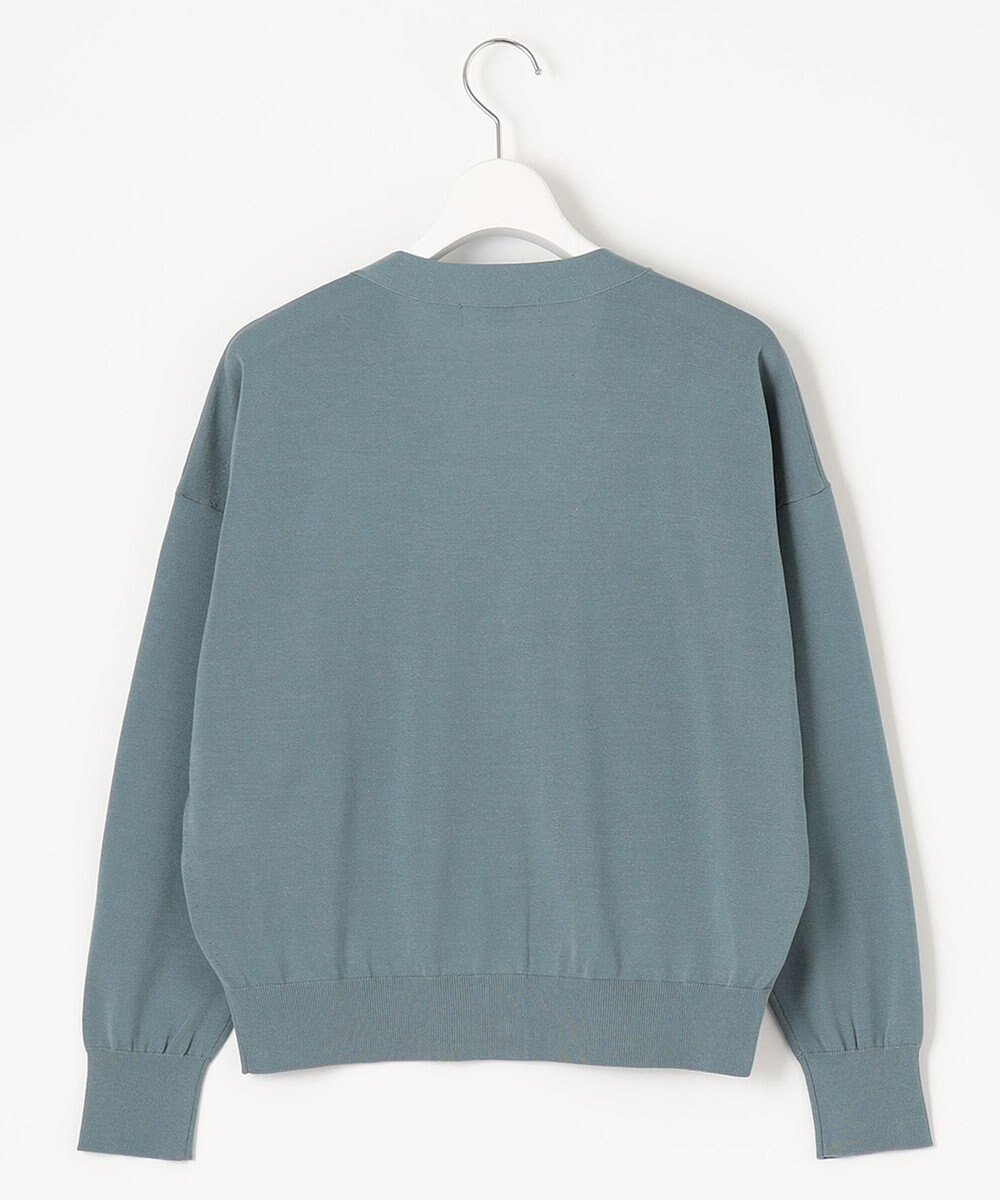 J.PRESS LADIES S 【洗える】 Co/Peライト Vネック ショート カーディガン 