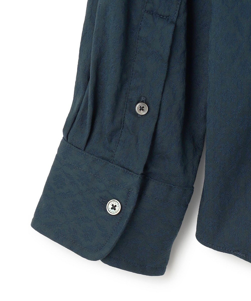 JOSEPH HOMME オーナメントジャガードストレッチ　レギュラーカラーシャツ 