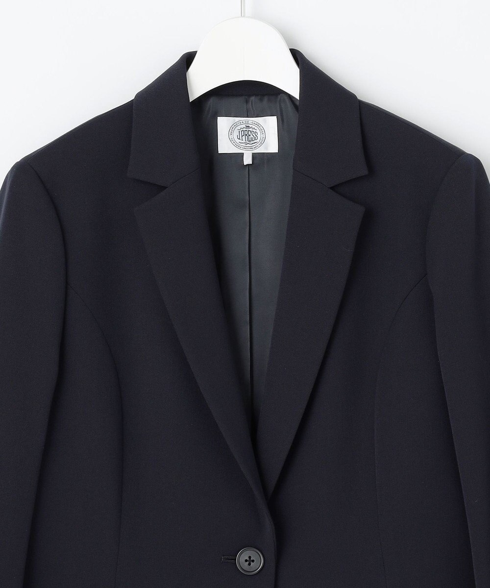 J.PRESS LADIES L 【洗える】T/Rアルガンシルク テーラード ジャケット 