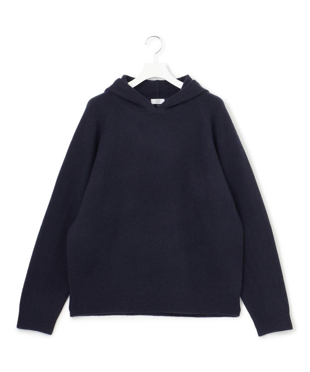 J.PRESS YORK STREET 【UNISEX】ウールカシミヤ フーディニット 