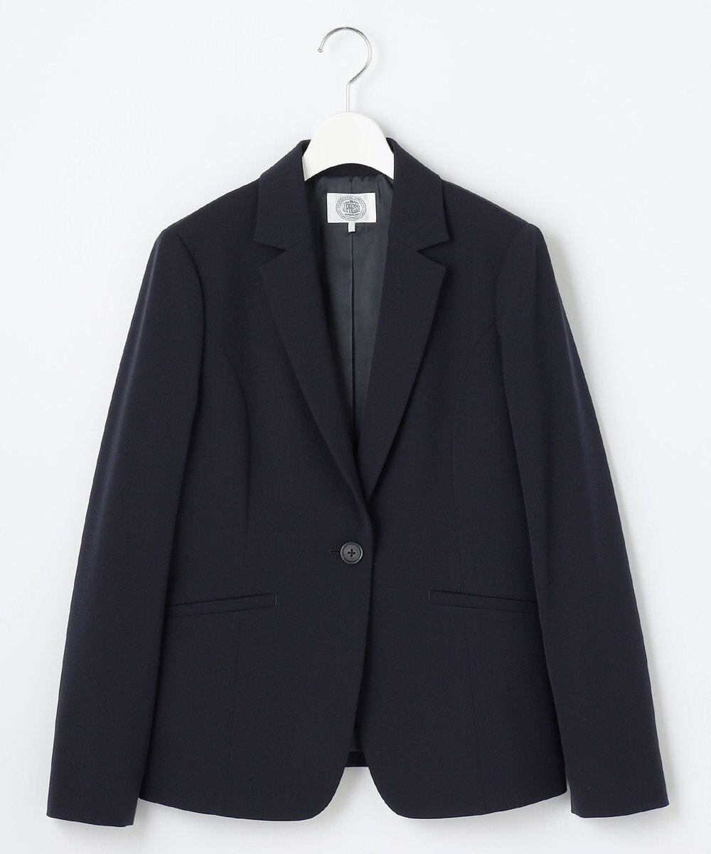 J.PRESS LADIES L 【洗える】T/Rアルガンシルク テーラード ジャケット 