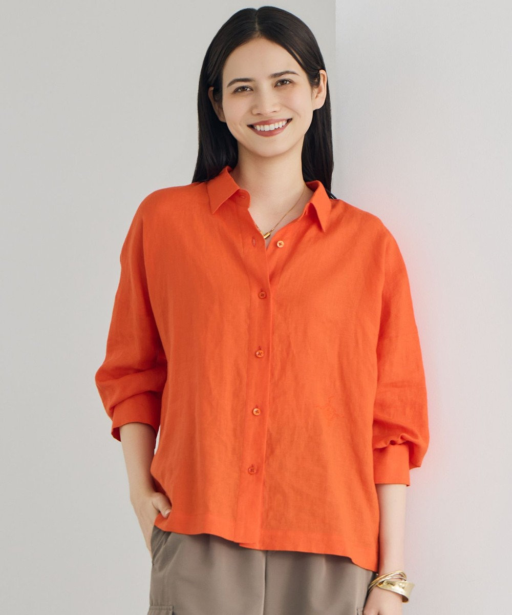 自由区 S トルコリネン シャツ 