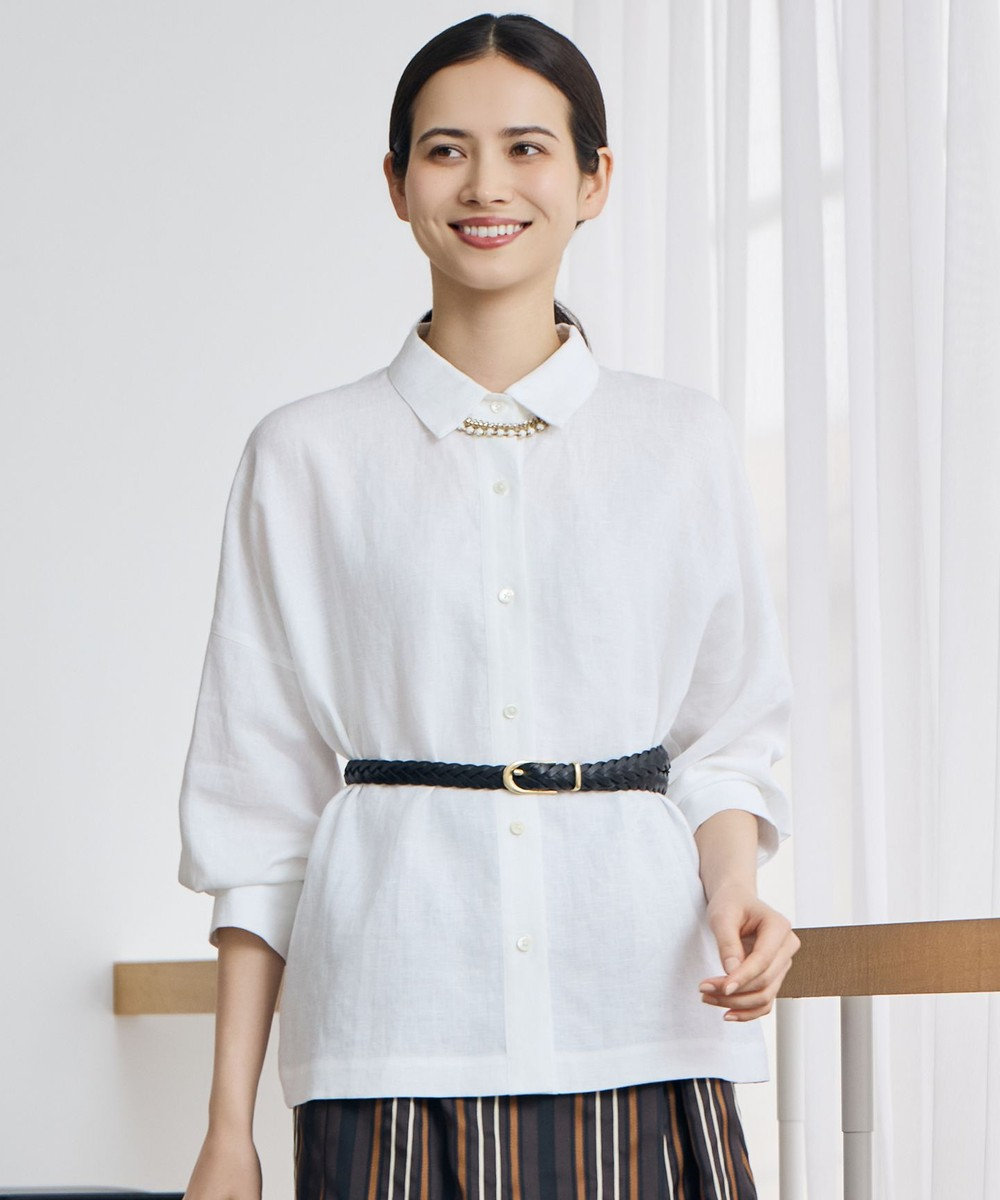 自由区 S トルコリネン シャツ 