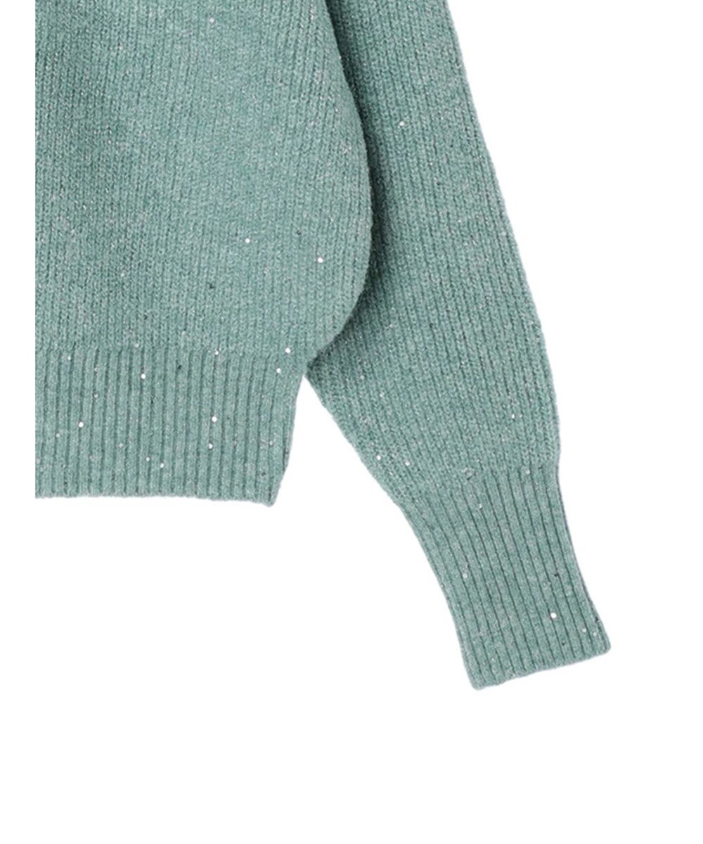 Green Parks ・Ｐｅｔｉｔ　Ｆｌｅｕｒ　ラメ＆スパンコールニット 