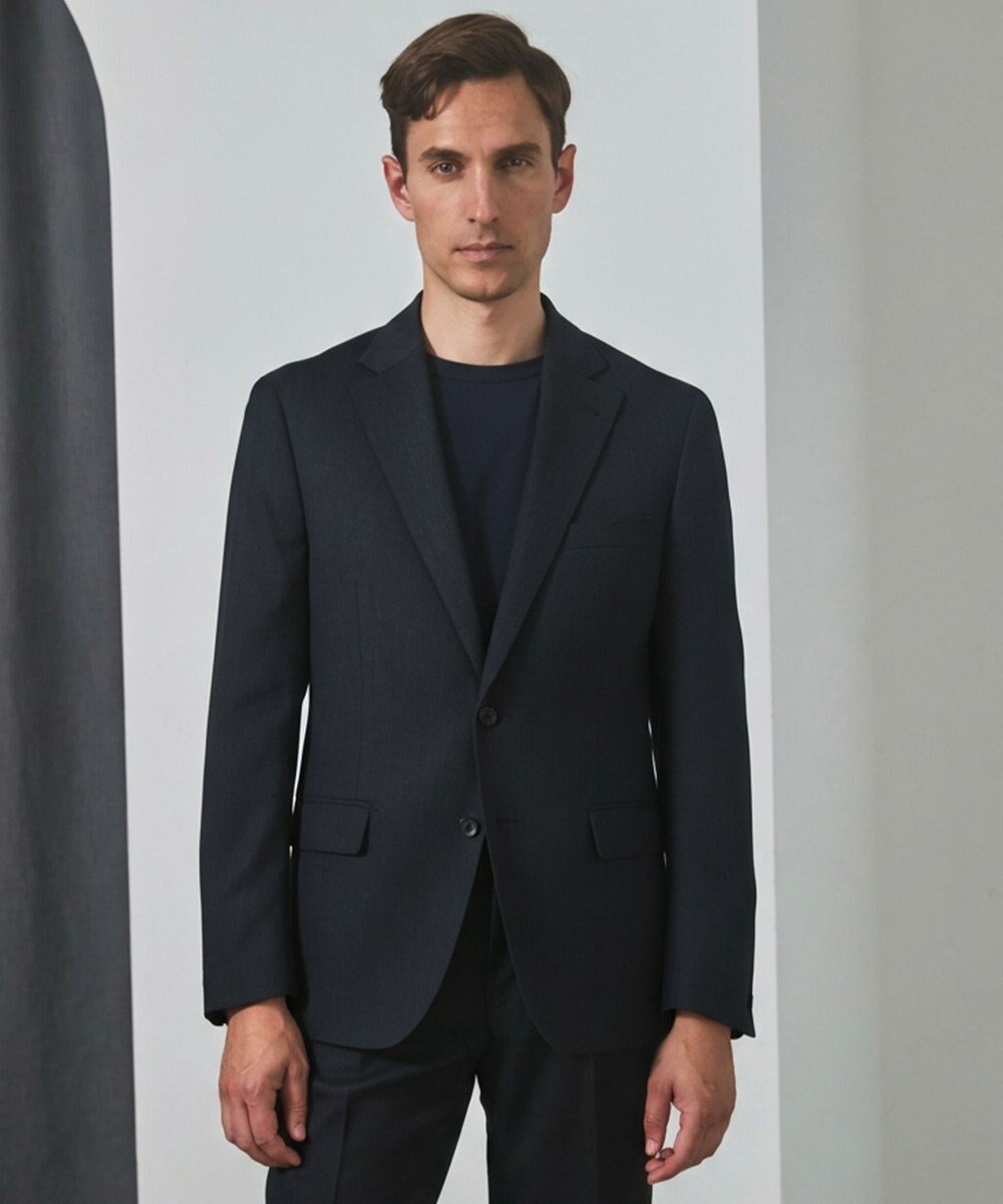 GOTAIRIKU セットアップ対応【洗える/ストレッチ/シワになりにくい】ZERO TRIA ウォッシャブルジャケット_ウール100% 