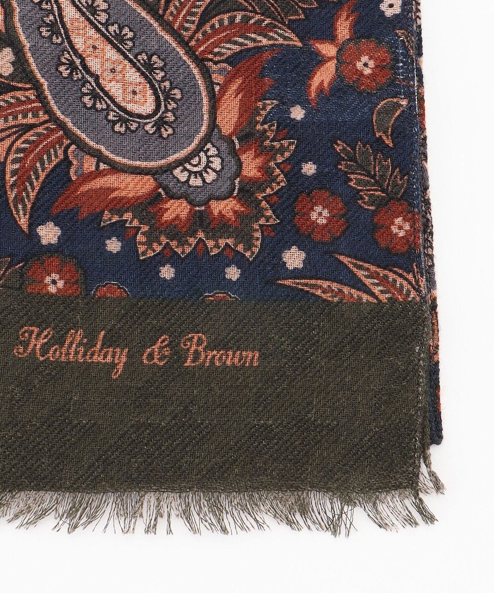 JOSEPH ABBOUD 【イタリア製】マルチペイズリー ストール 