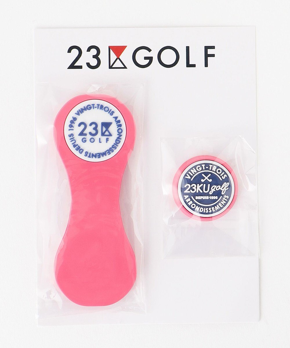 23区GOLF 【雑貨】シリコンマーカー ピンク系