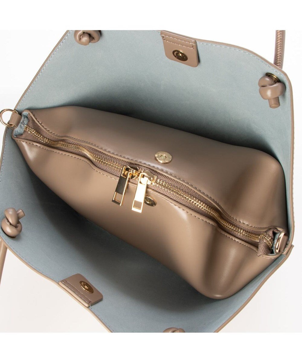 UNBILLION カシュカシュ cachecache / 横長バスケット型2wayトートバッグ 