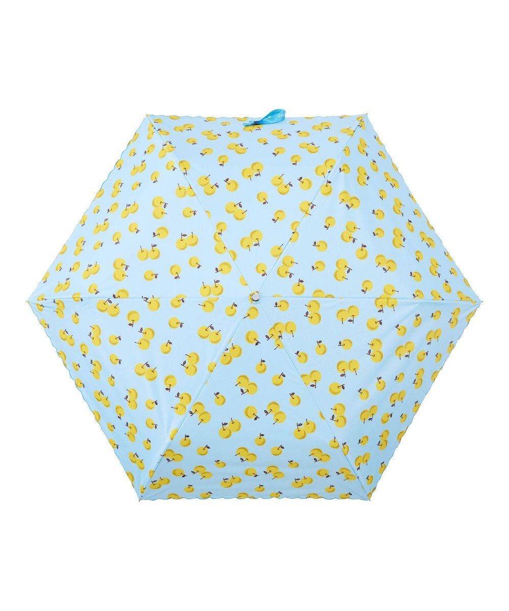 MOONBAT アデリアレトロ×estaa 晴雨兼用日傘 折りたたみ傘 梨 UV 一級遮光 