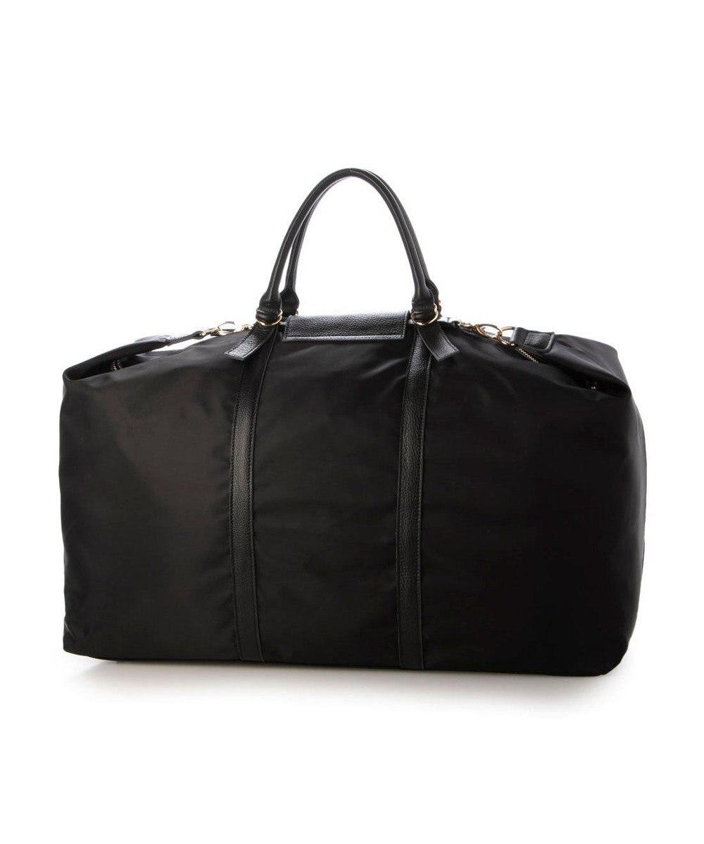 UNBILLION ペルケ perche / ナイロン×牛革かぶせジェムストーン2wayボストンバッグ 