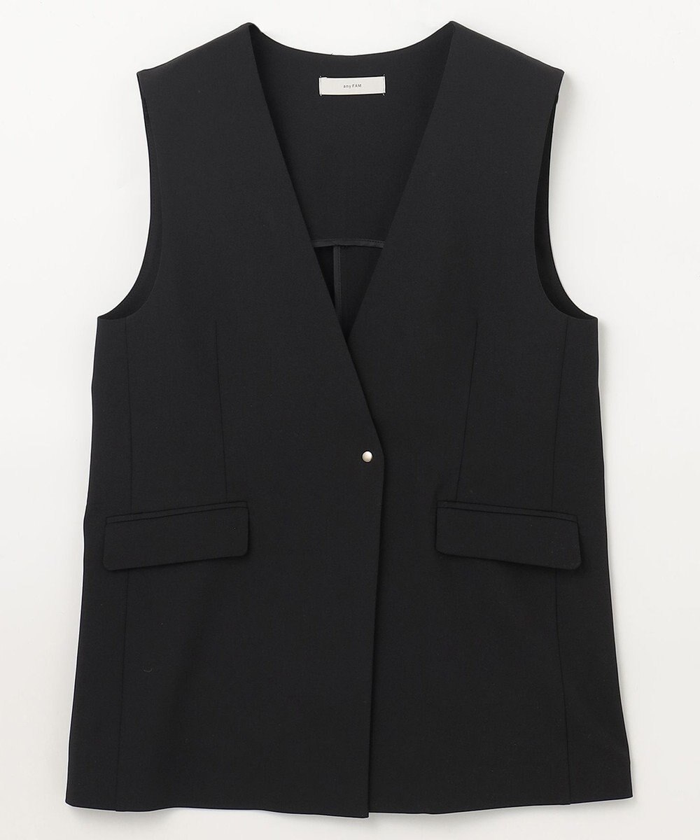 ANY 【セットアップ可能/ストレッチ】イージーケアジレ 