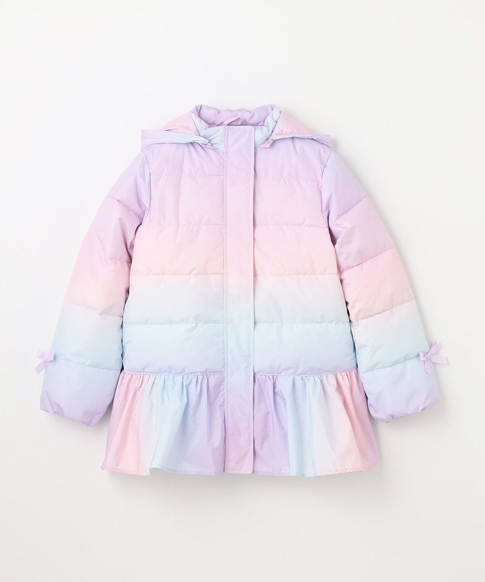 ANY KIDS 【洗濯機OK】中綿リボンコート 