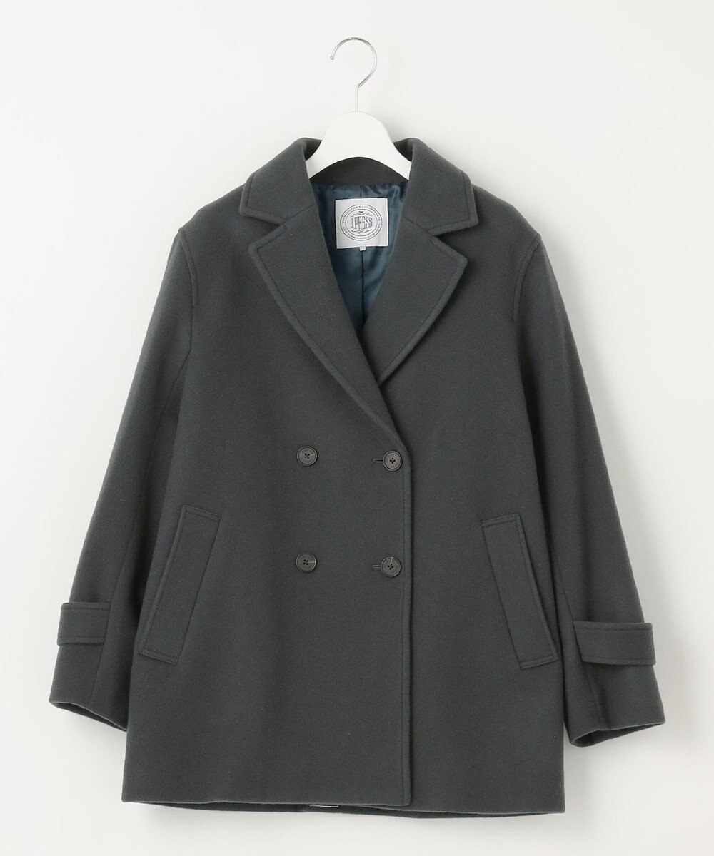 J.PRESS LADIES Jackal 140s ソフトメルトン Pコート 