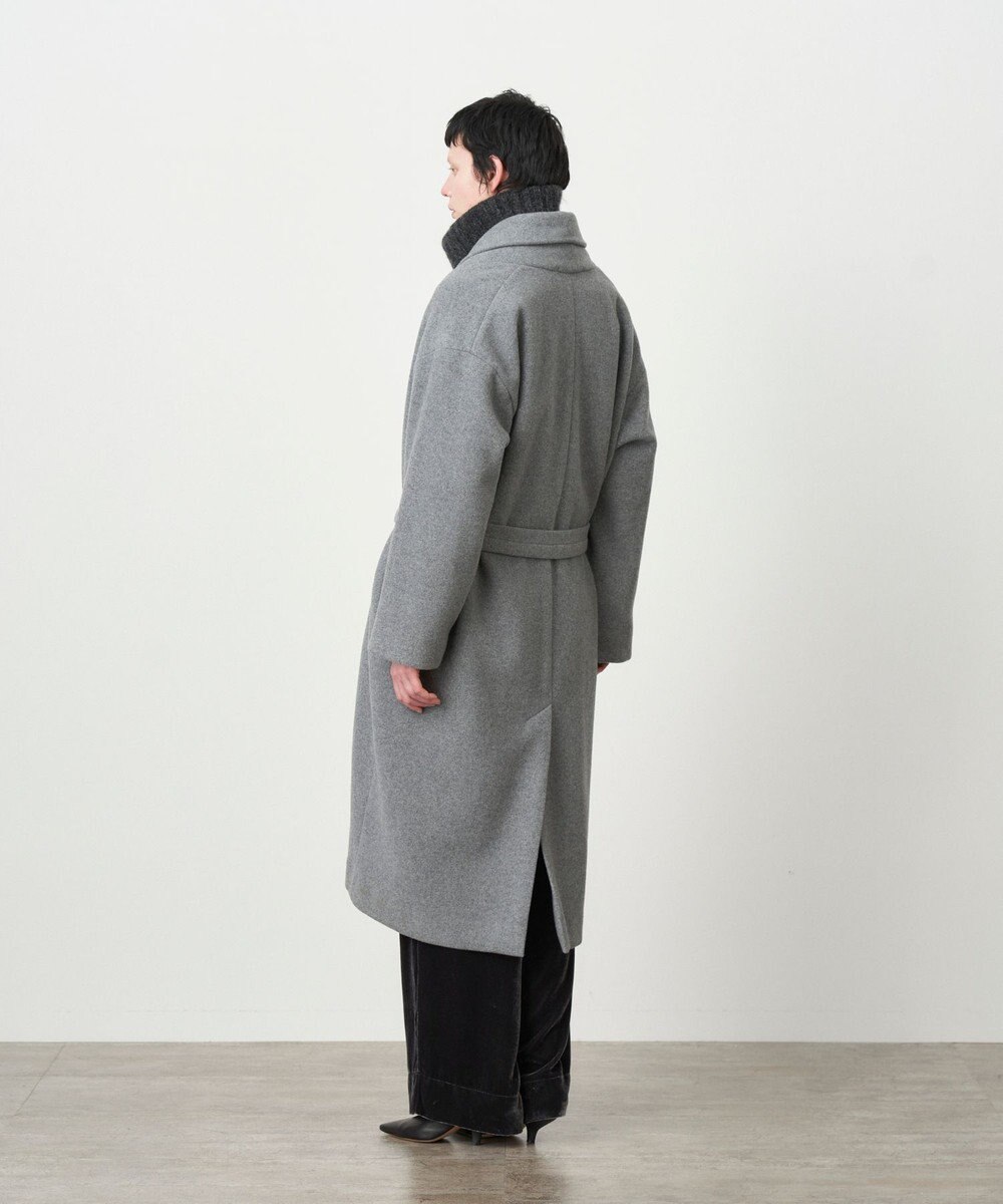 ATON ROYAL CHUNKY FLEECE | ショールカラーコート 
