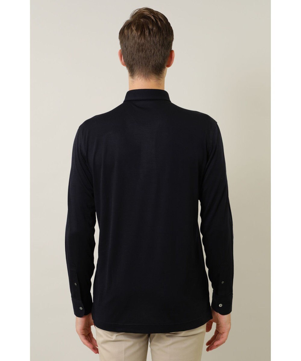 DAKS ウール長袖ポロシャツ 