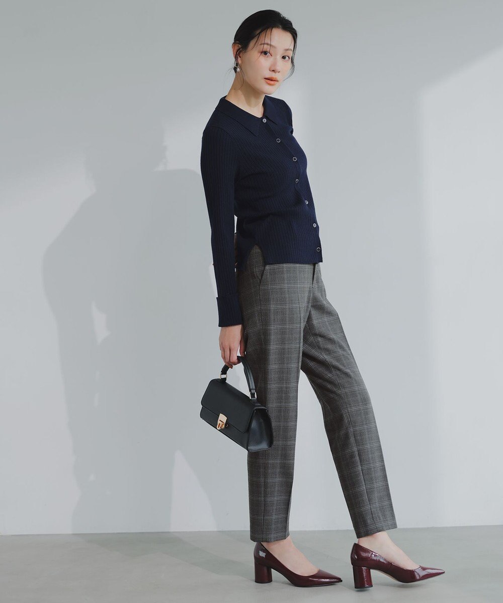 ANY SIS ビューティサーモ2WAYストレッチ テーパードパンツ 