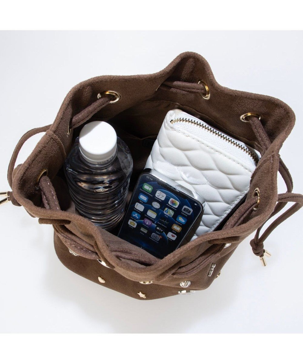 UNBILLION カカトゥ kakatoo / スエード調スタッズドロストバッグ 