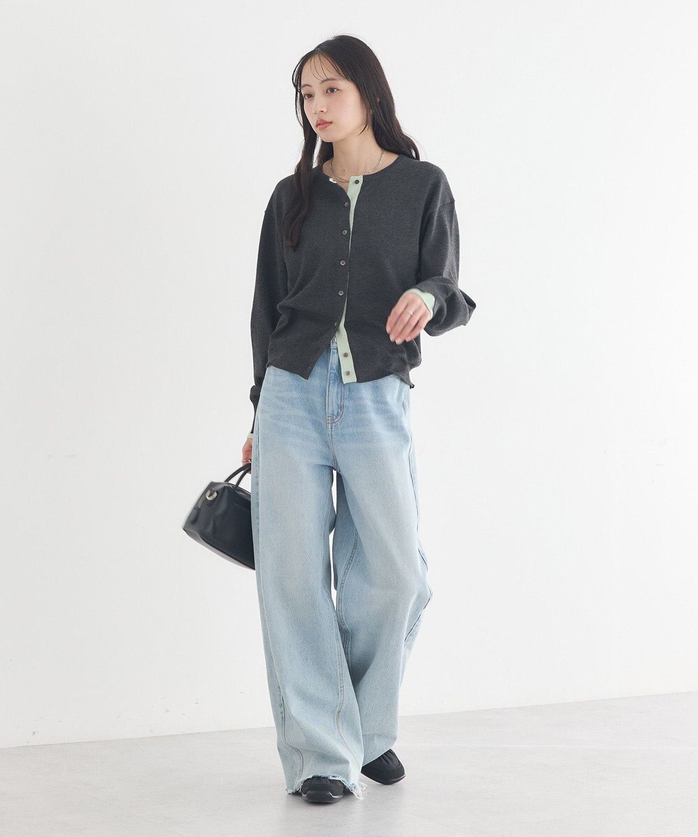 earth music&ecology 【予約】カラーコンビニットカーディガン 