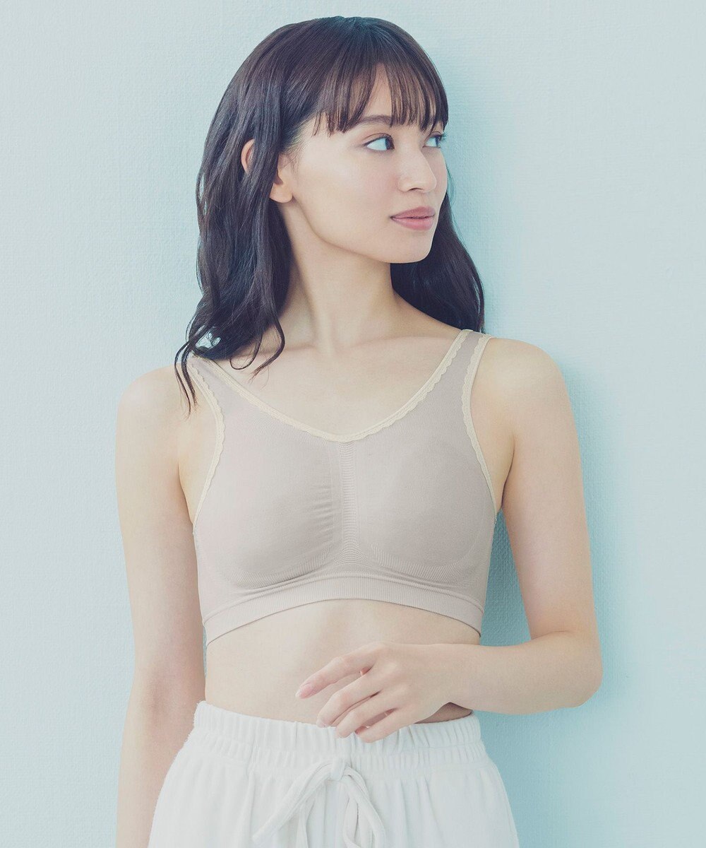 Wing ノンワイヤーブラ　【ナイトアップブラ】　寝るとき用ブラ　夜のバストケア　ウイング／ワコール　KB3507 