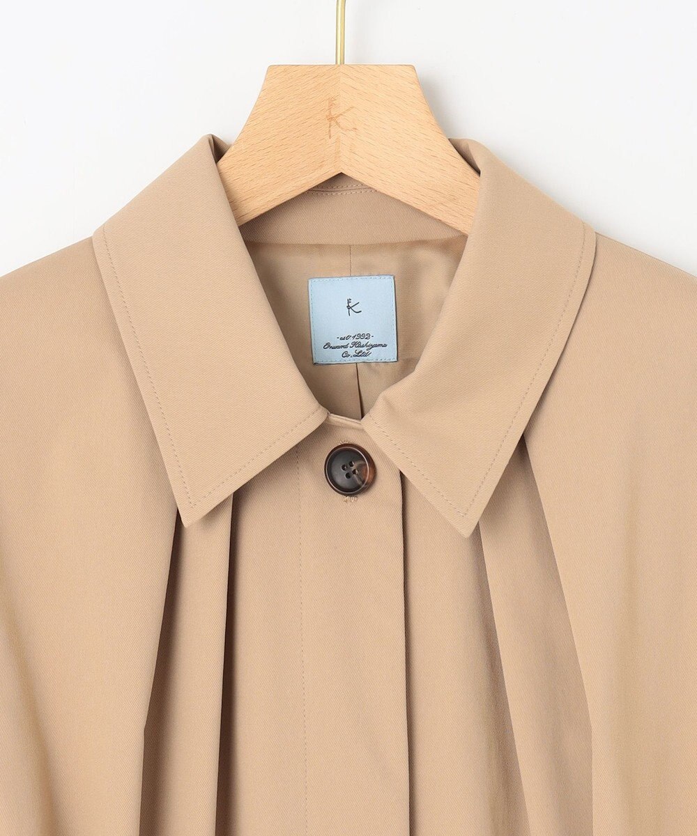 組曲 L 【WEB限定】ライトトレンチ ステンカラーコート 